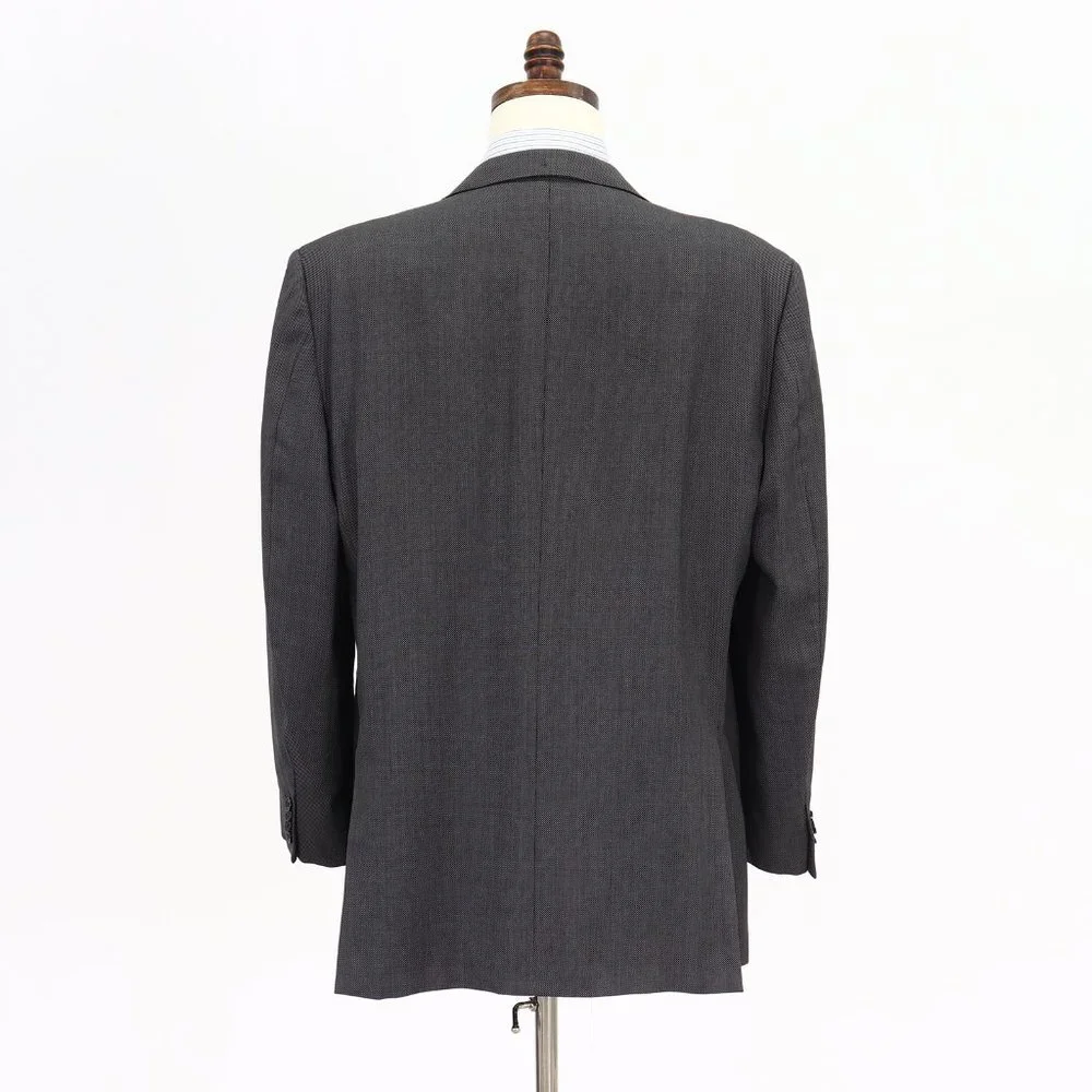 Ermenegildo Zegna 46R Gray Solid 3-Button Sport Coat Blazer Jacket O968
